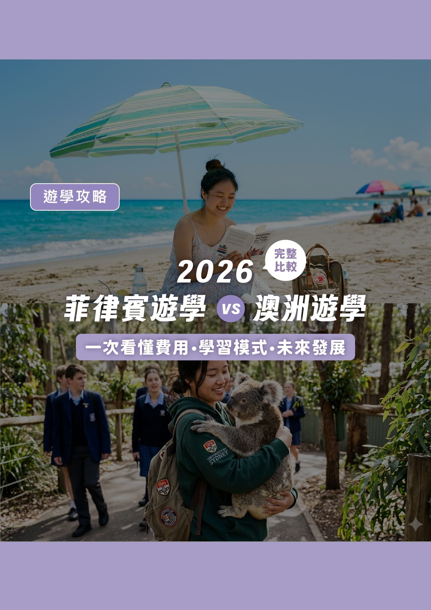菲律賓遊學 vs 澳洲遊學|一次看懂費用、學習模式與未來發展 - 遨圖遊學OutTo Study